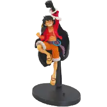 ACTION FIGURE - ANIME FIGURE STANDING LUFFY CLOAK BATTLE 21CM - 06